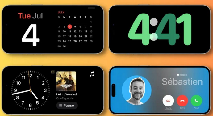 哈密苹果手机维修分享iOS17横屏充电待机显示有什么好处 