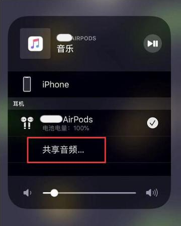 哈密苹果14音频维修点分享iPhone14音频共享设置方法 