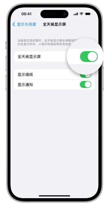 哈密苹果14维修店分享如何自定义 iPhone 14 Pro 常亮显示屏 