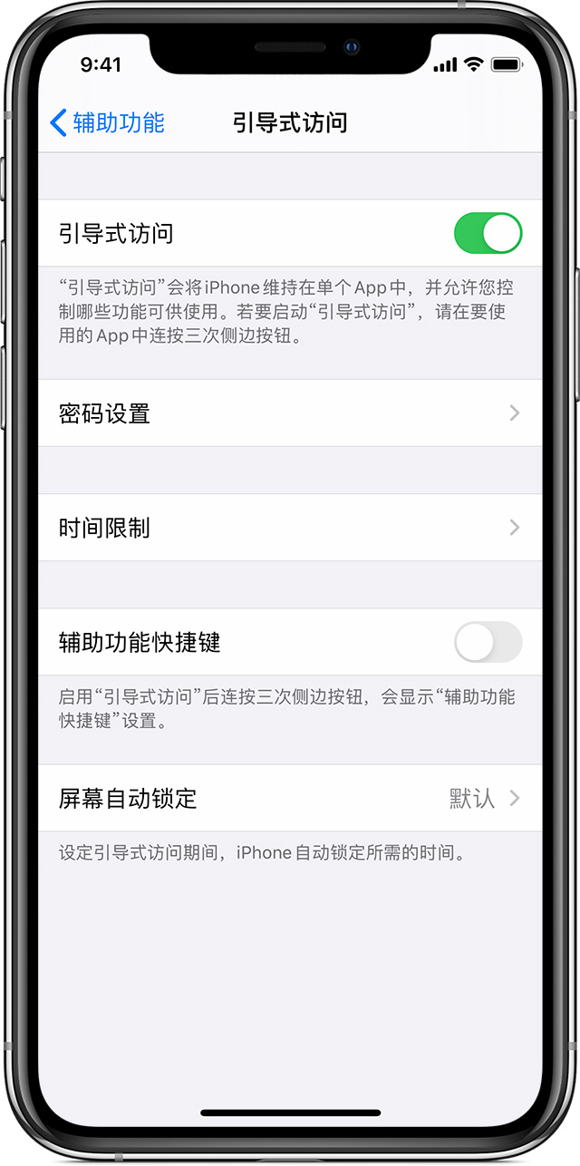 哈密苹果手机维修分享如何在 iPhone 上退出引导式访问 