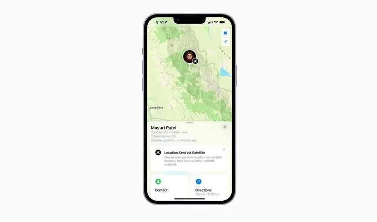 哈密苹果14维修分享iPhone14系列中 FindMy功能通过卫星分享位置方法教程 