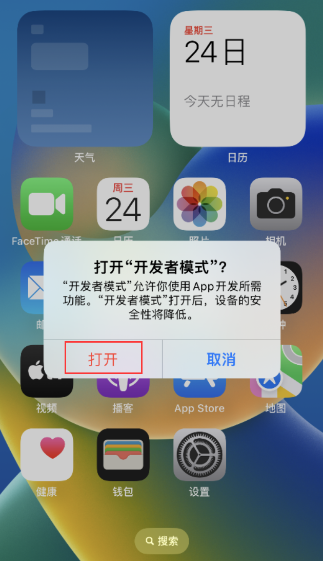 哈密苹果手机维修分享如何打开开发者模式 