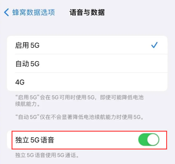 哈密苹果14维修分享iPhone 14 Pro如何开启VoNR 