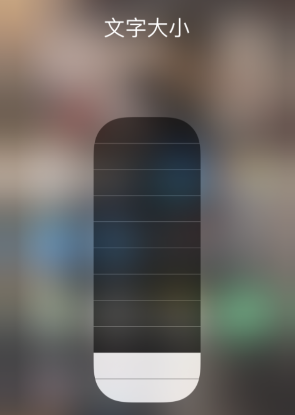 哈密苹果手机维修分享小技巧：在 iPhone 控制中心快速调节字体大小 